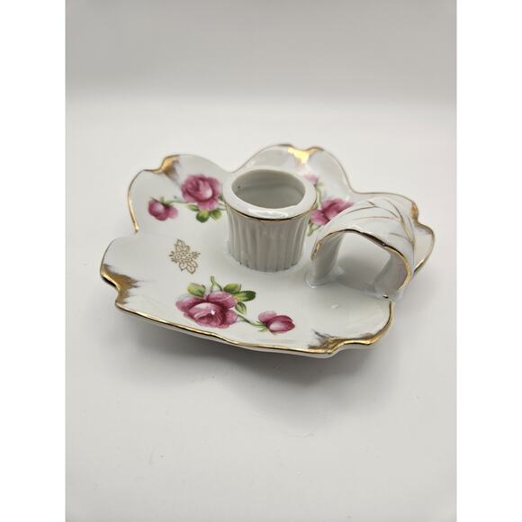 3 Vintage Porceain Candle Holders - Picture 8 of 13